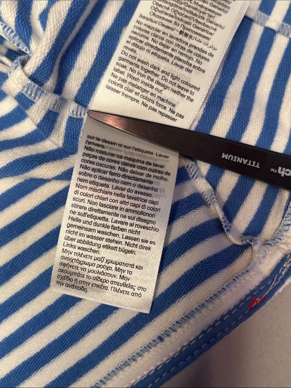 Mayoral Girl Toddler Blue Red White Striped Top Jacket Bows Size 62cm 3m NWT - Picture 14 of 15